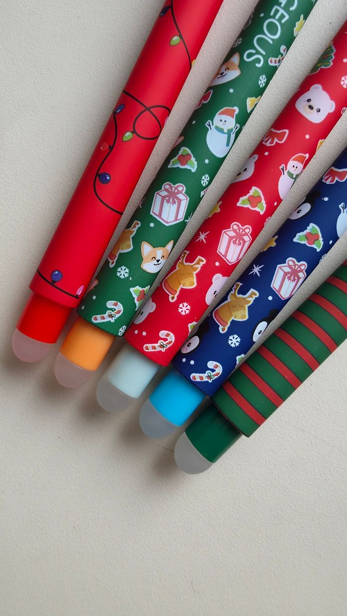 Lot de 5 stylos animaux collection Noël 🎅 - photo numéro 6