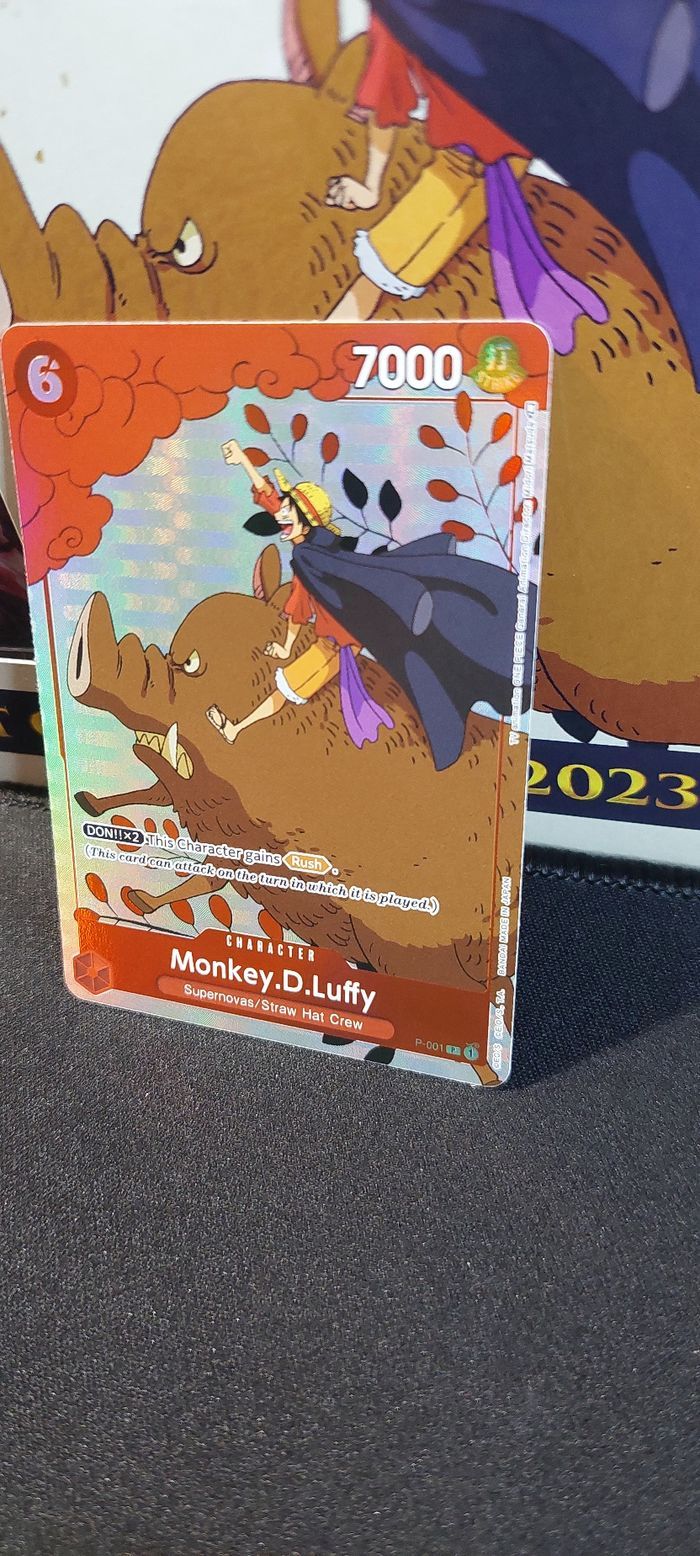 Monkey.D.Luffy - P-001 - GC01 Alt Art Parallel Promo - photo numéro 5