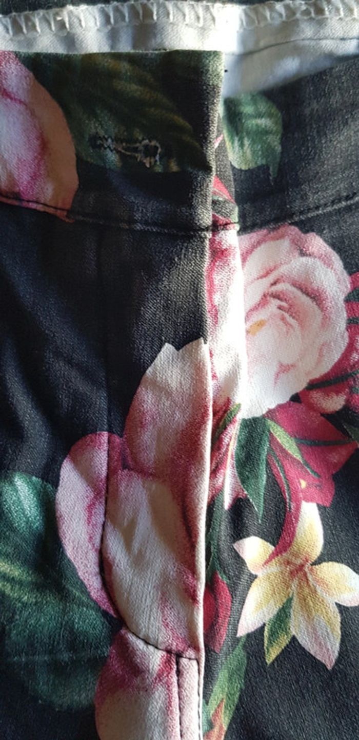 Pantalon été fleuri taille s - photo numéro 7