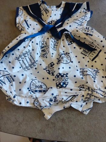 Bloomer vintage 6 mois style marin