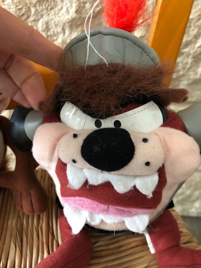Peluches Taz looney tunes vintage - photo numéro 8