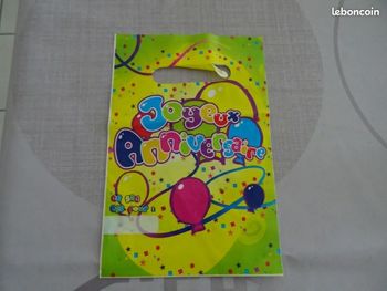 6 sachets  anniversaire