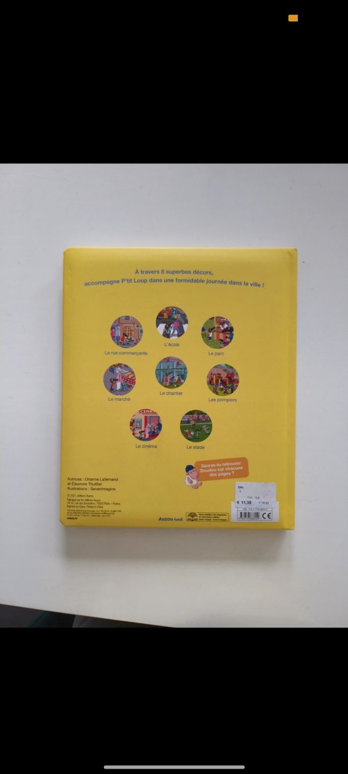 Livre p'tit loup - Une journée avec p'tit loup cherche et trouve - photo numéro 2
