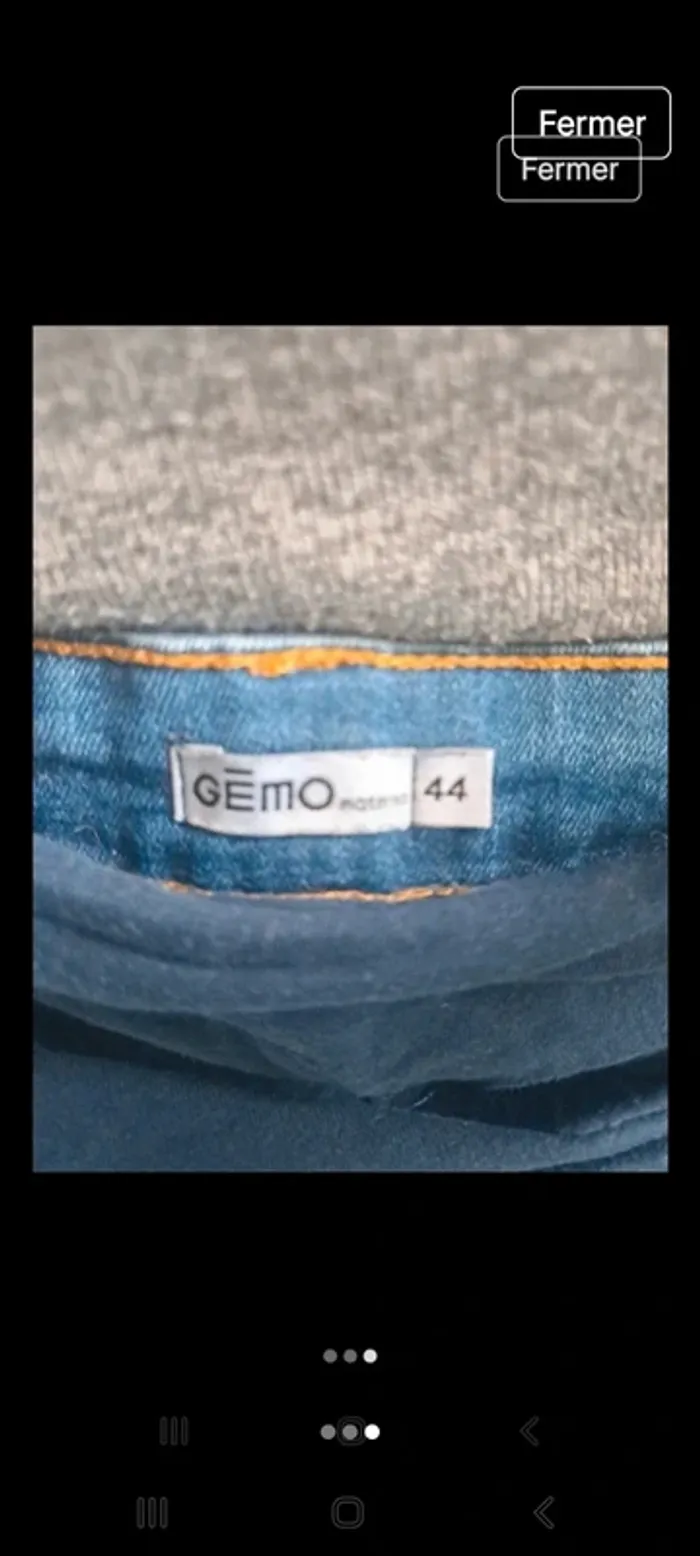 Short maternité Gémo 44 - photo numéro 3
