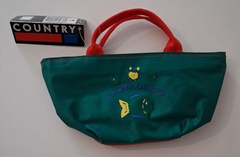 Pochette zippée imperméable rouge et verte pour les enfants