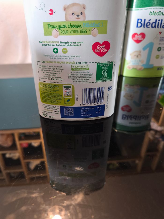 Lait bébé bledilait 0/6 mois - photo numéro 2