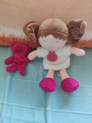 Poupée doudou histoire d'ours