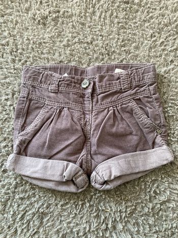 Short marron 3 mois