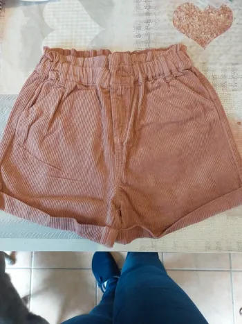 Short en velours neuf Vertbaudet 10A