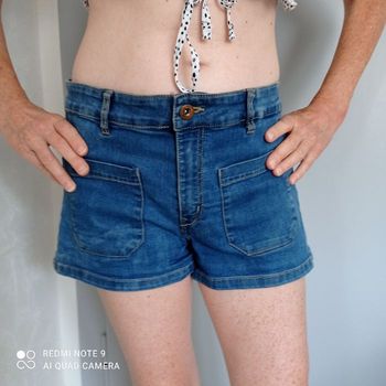 Short stretch en jeans t38/40