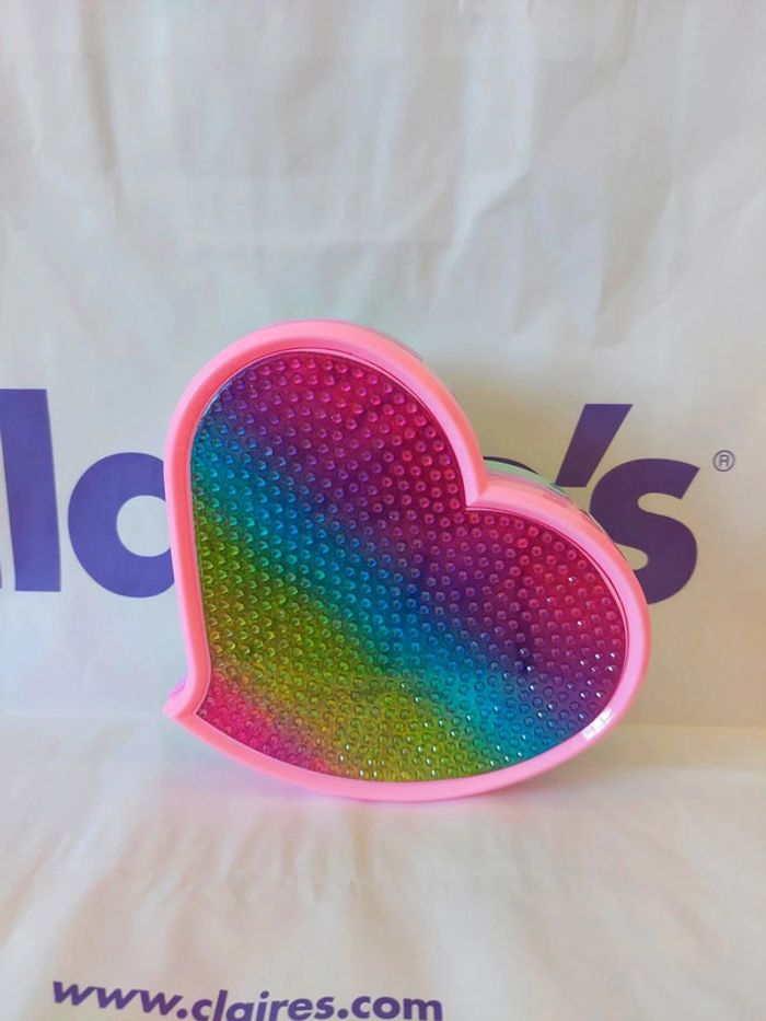 Coffret maquillage enfant coeur strass Neuf Claire's