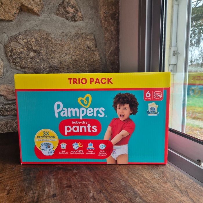 Couche taille 6 Pampers culotté : 96 Culottes Pants Couches