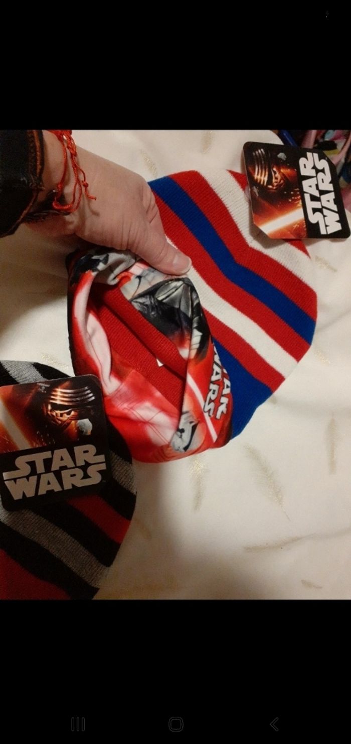 Lot de 2 bonnets star wars t 52 2 modèles garcon - photo numéro 3