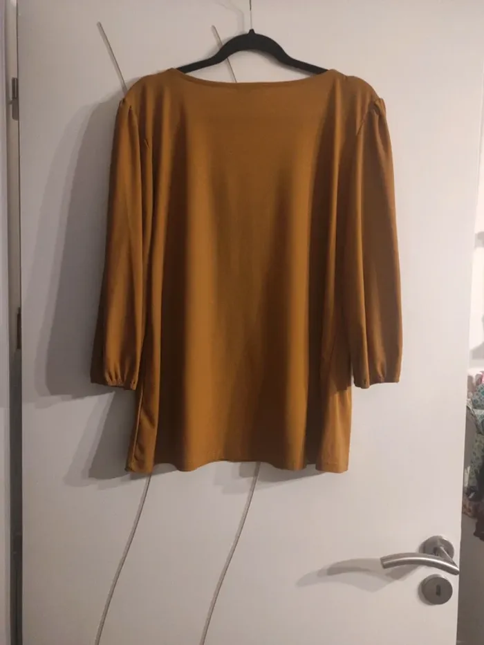Blouse femme moutarde LaHalle taille XL - photo numéro 5