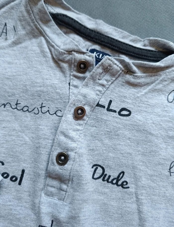 T-shirt ML gris - photo numéro 4