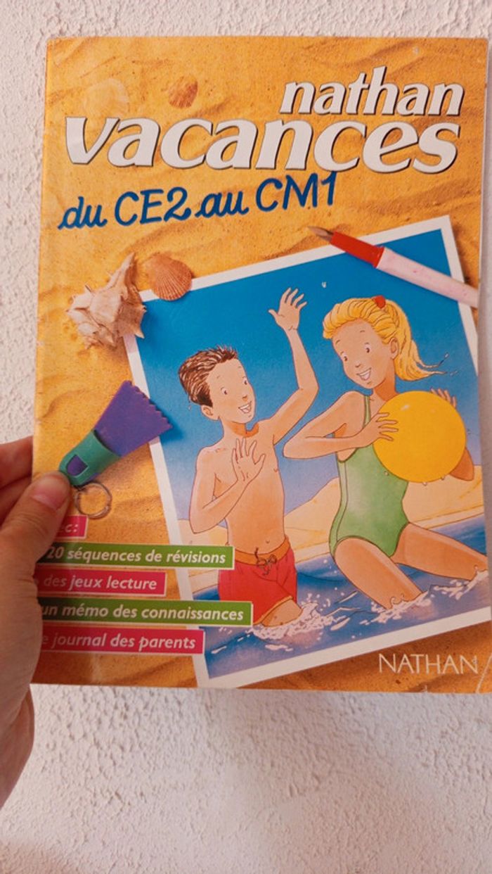 Nathan vacances🔸du CE2 au CM1 🔄