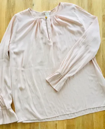 Jolie blouse rose poudré