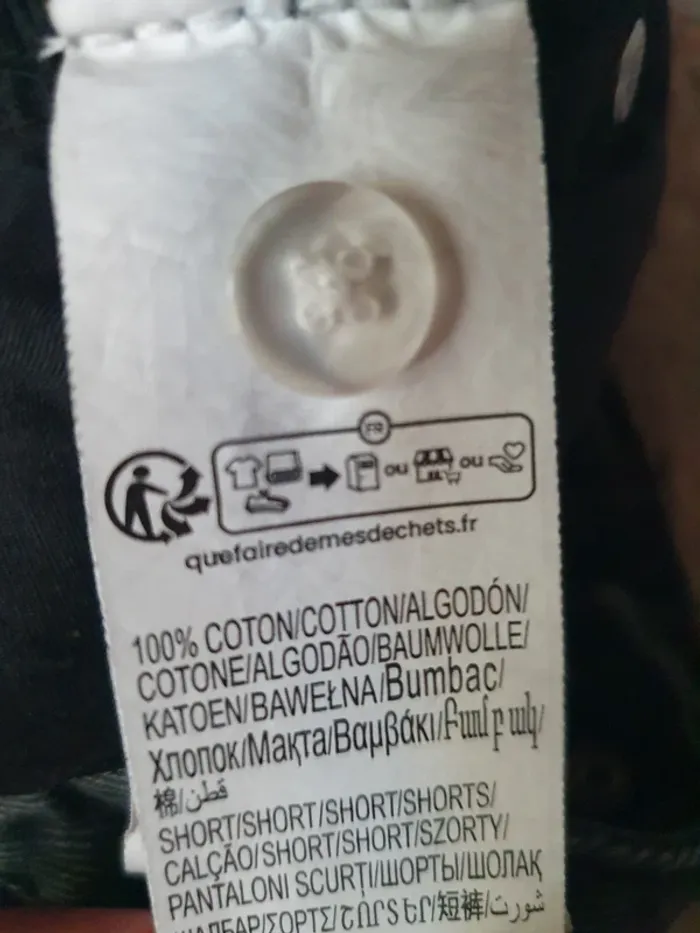 Short en jean noir Kiabi taille 10 ans - photo numéro 4