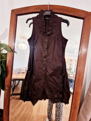 Tunique robe marron