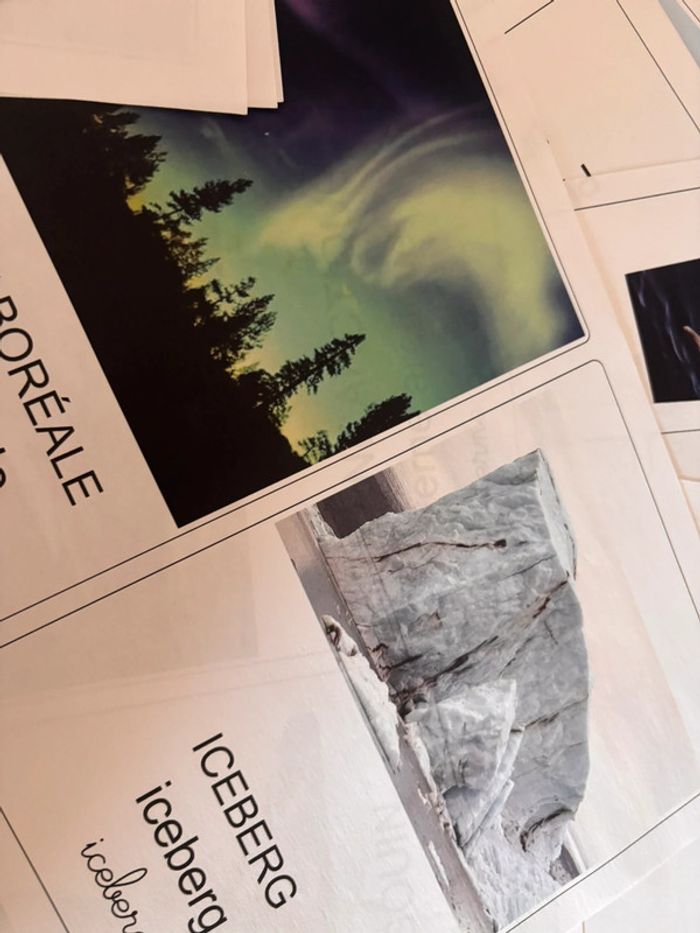 Lot cartes de nomenclature hiver/polaire - photo numéro 3