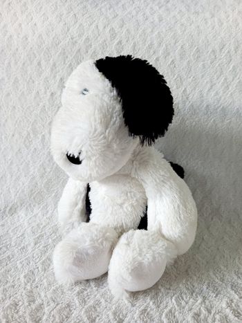 Peluche Doudou Chien Blanc Noir Muggy TY