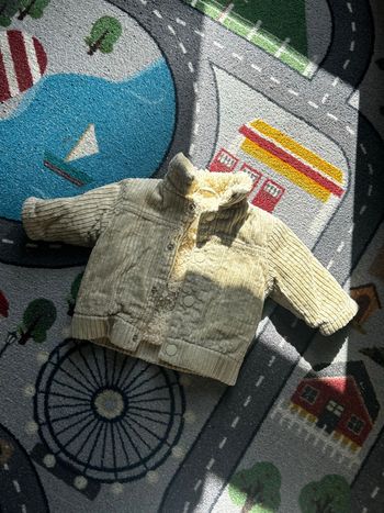 Manteau en velours côtelé