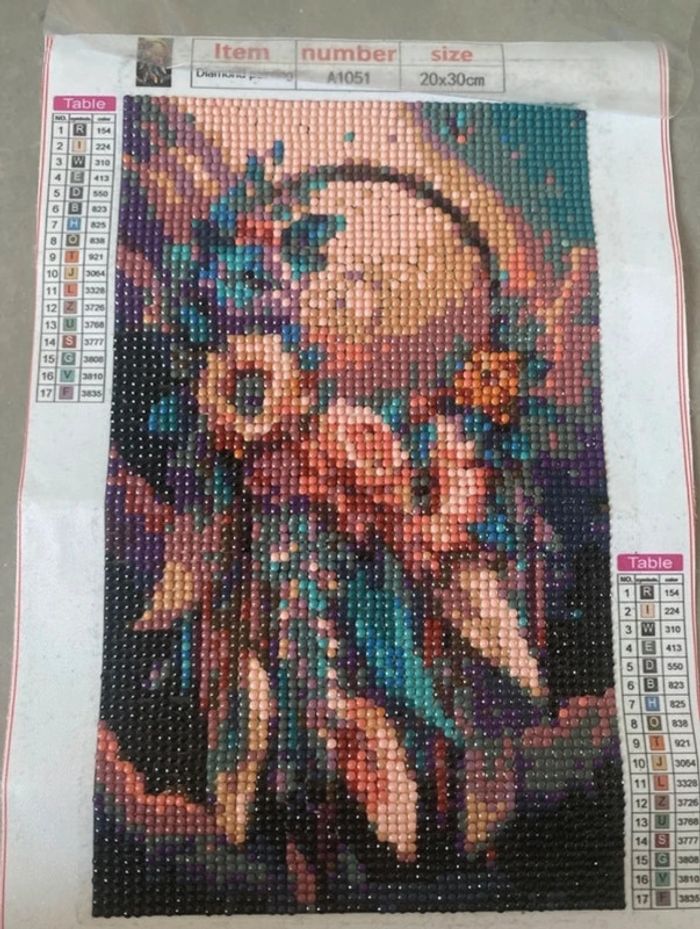Diamond painting Attrape Rêve - photo numéro 2