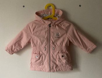 veste à capuche imperméable  fille  9 mois