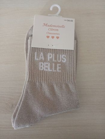 Chaussette a paillettes 