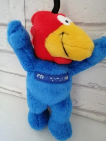 peluche coq mascotte foot footix