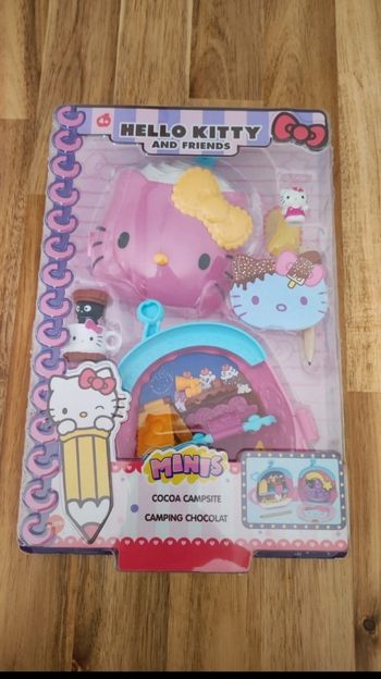 Jouet Hello Kitty camping chocolat neuf