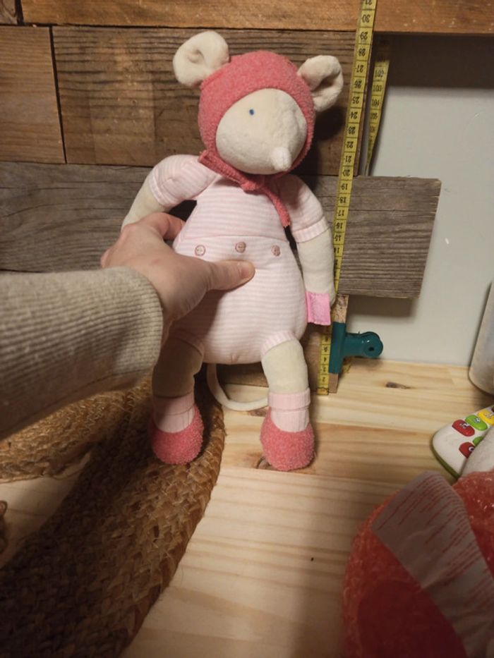 peluche souris Lila patachon moulin roty tbe - photo numéro 7