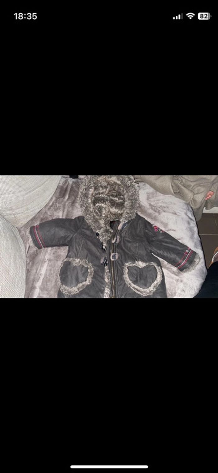 Manteau fille catimini 12 mois - photo numéro 2