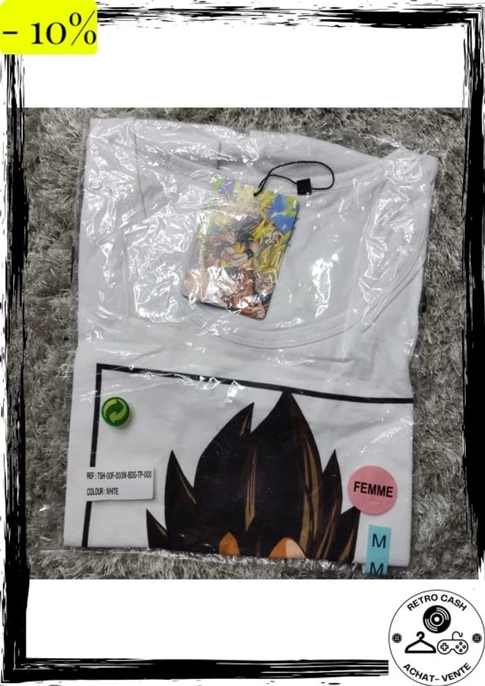 T-shirt Dragon Ball Z Végéta neuf