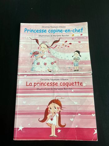 2 livres princesse coquette
