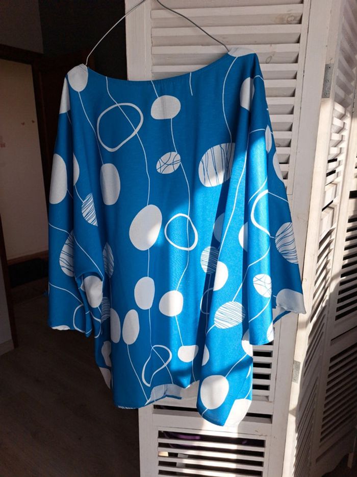 Blouse bleue