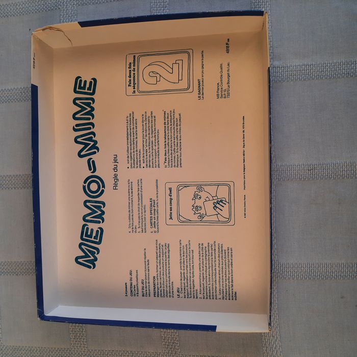 Mémo-Mime MB Jeux – Jeu de mime et mémoire – Dès 5 ans - photo numéro 2