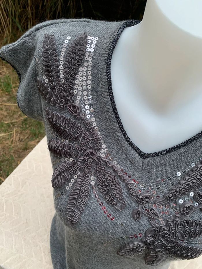 Pull Clara Vitti manches courtes Taille 34-36 - photo numéro 4