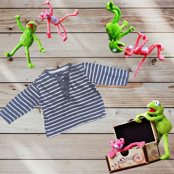 T-shirt rayé pour bébé garçon taille 6 mois