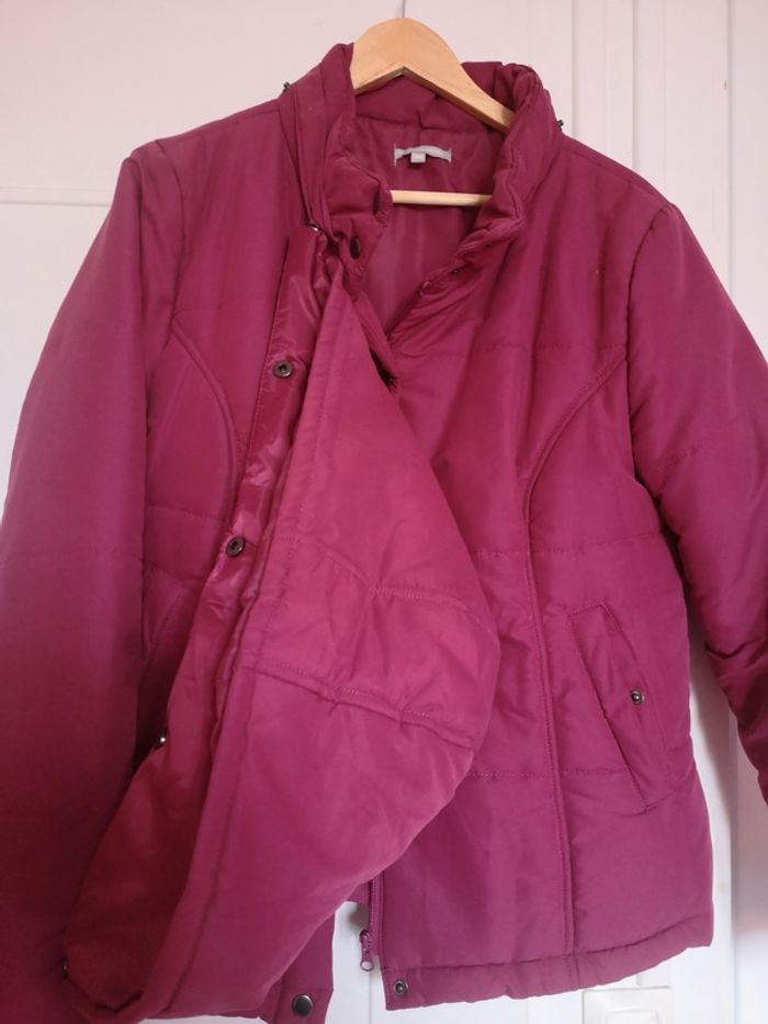 45. Doudoune rose capuche amovible - photo numéro 4