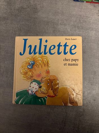 Livre Juliette, chez papy et mamy