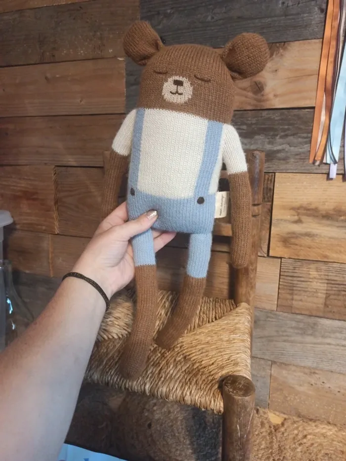 Peluche ours main sauvage tbe - photo numéro 6