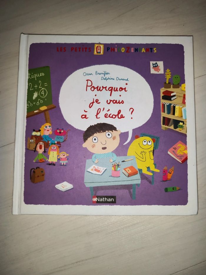 Livre pourquoi je vais à l'école