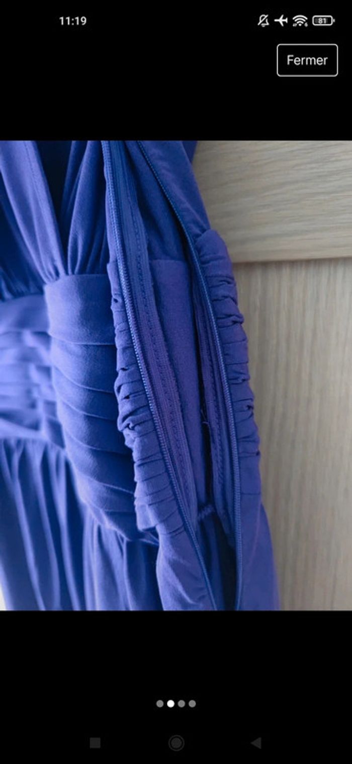 Robe longue violette - photo numéro 2