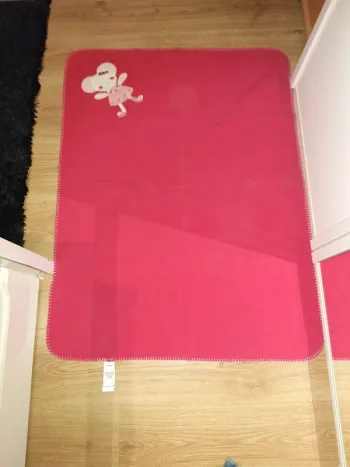 Couverture souris rose