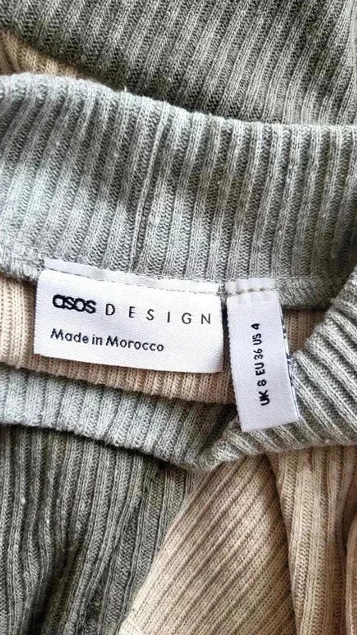 Mangifique robe moulante sexy profond décolleté ASOS Design - photo numéro 6