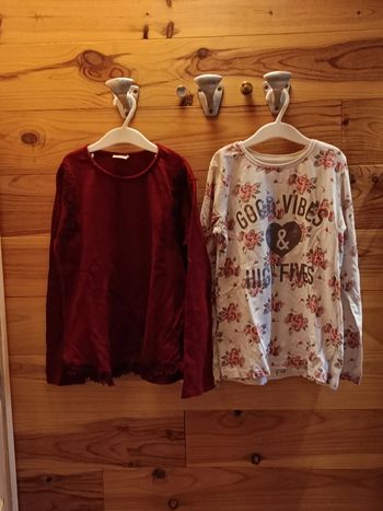 2 sweat manches longues