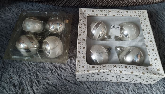Lot boules de Noël Vintage