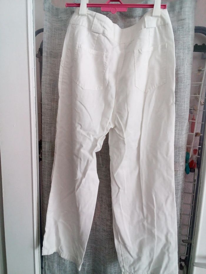 Pantalon blanc Armand Thiery - photo numéro 3