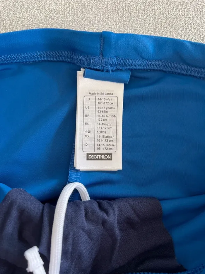 Maillot de bain enfant bleu Nabaiji - photo numéro 3